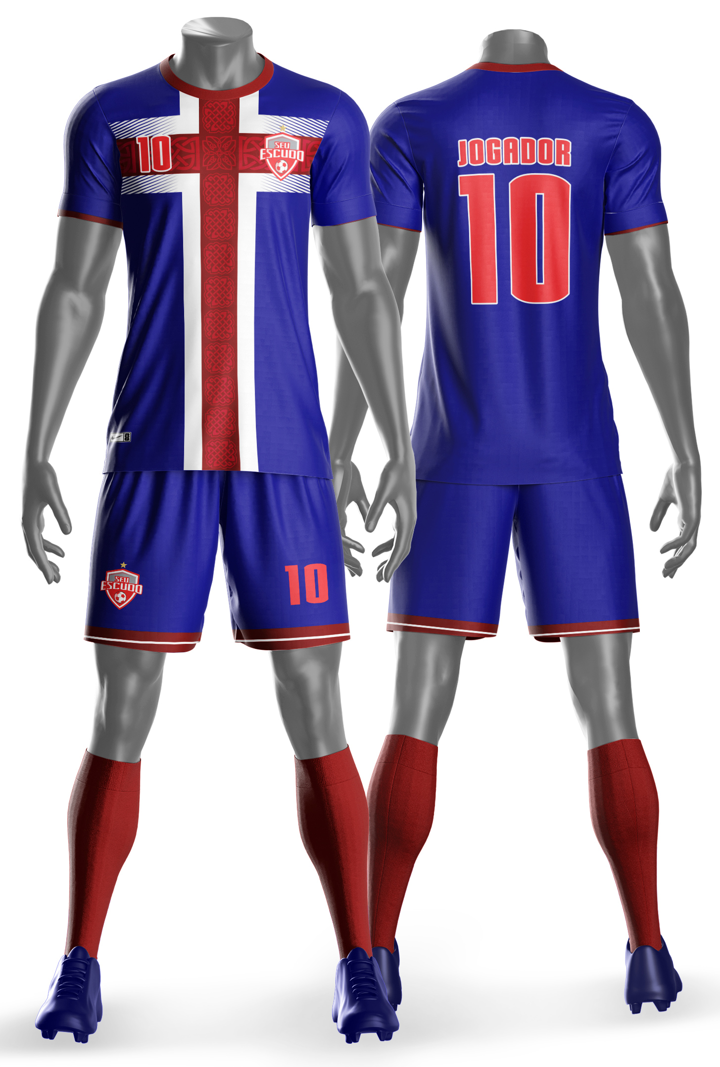 Arte Vetor camisa uiforme Esportivo 009