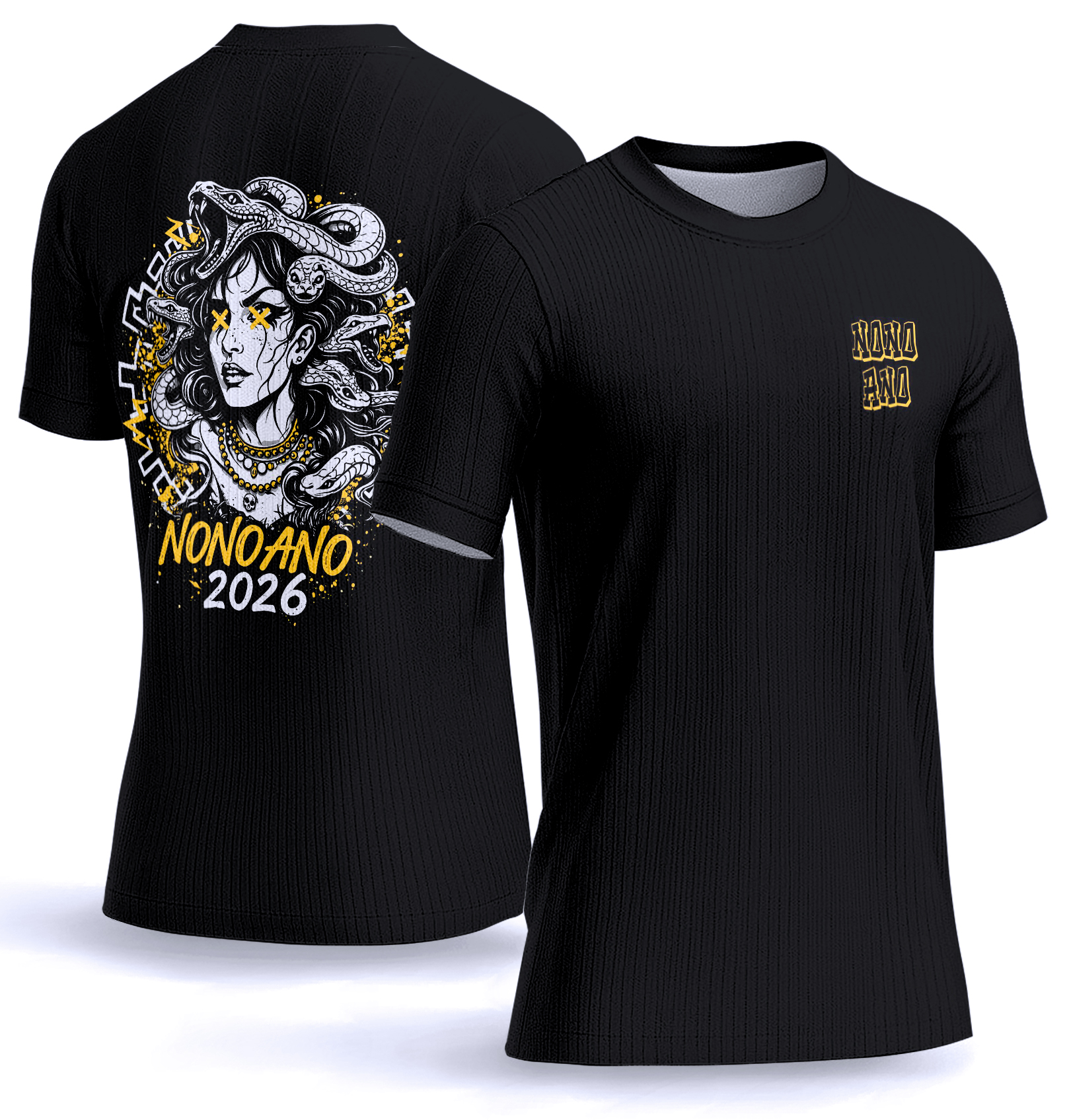 Arte vetor camisa nono ano medusa 0016