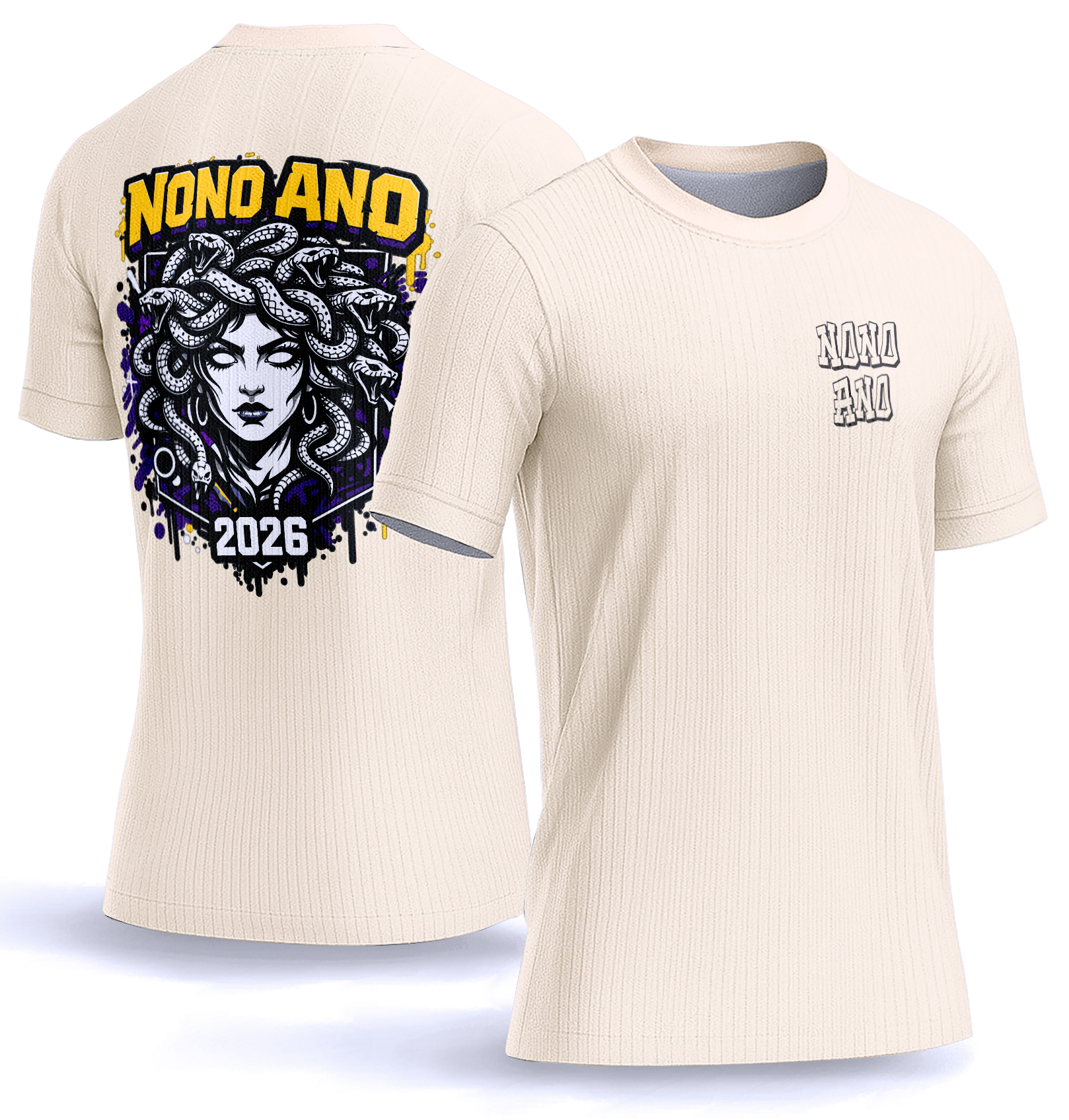 Arte vetor camisa nono ano medusa 011