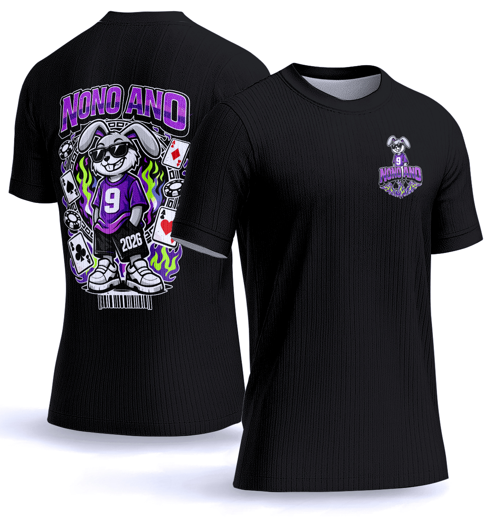 Arte vetor camisa terceirão coelho 0014