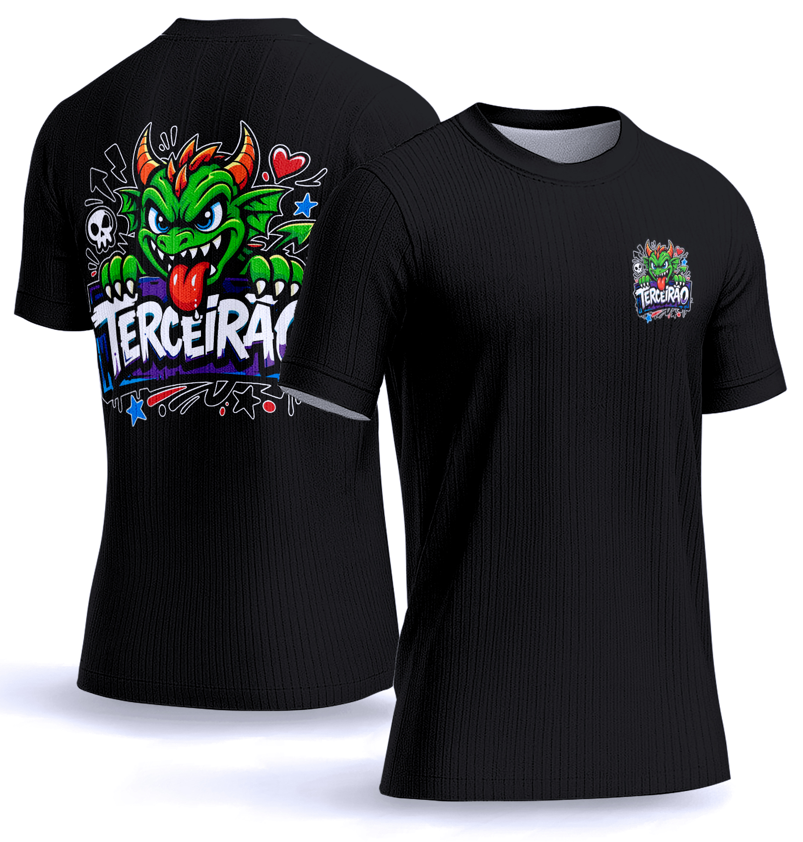 Arte vetor camisa terceirão dragão 0013