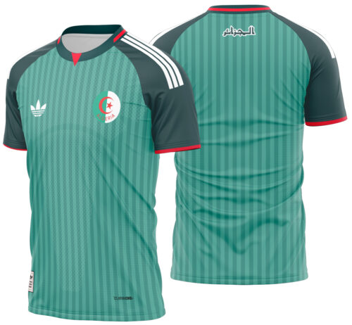 Arte Vetor Camisa Algeria visita 2026
