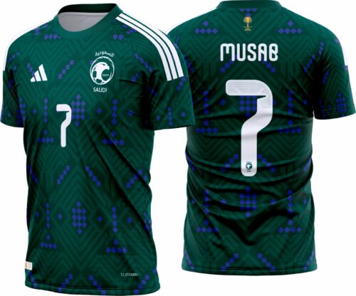 Arte vetor camisa Arabia Saudita Titular 2026