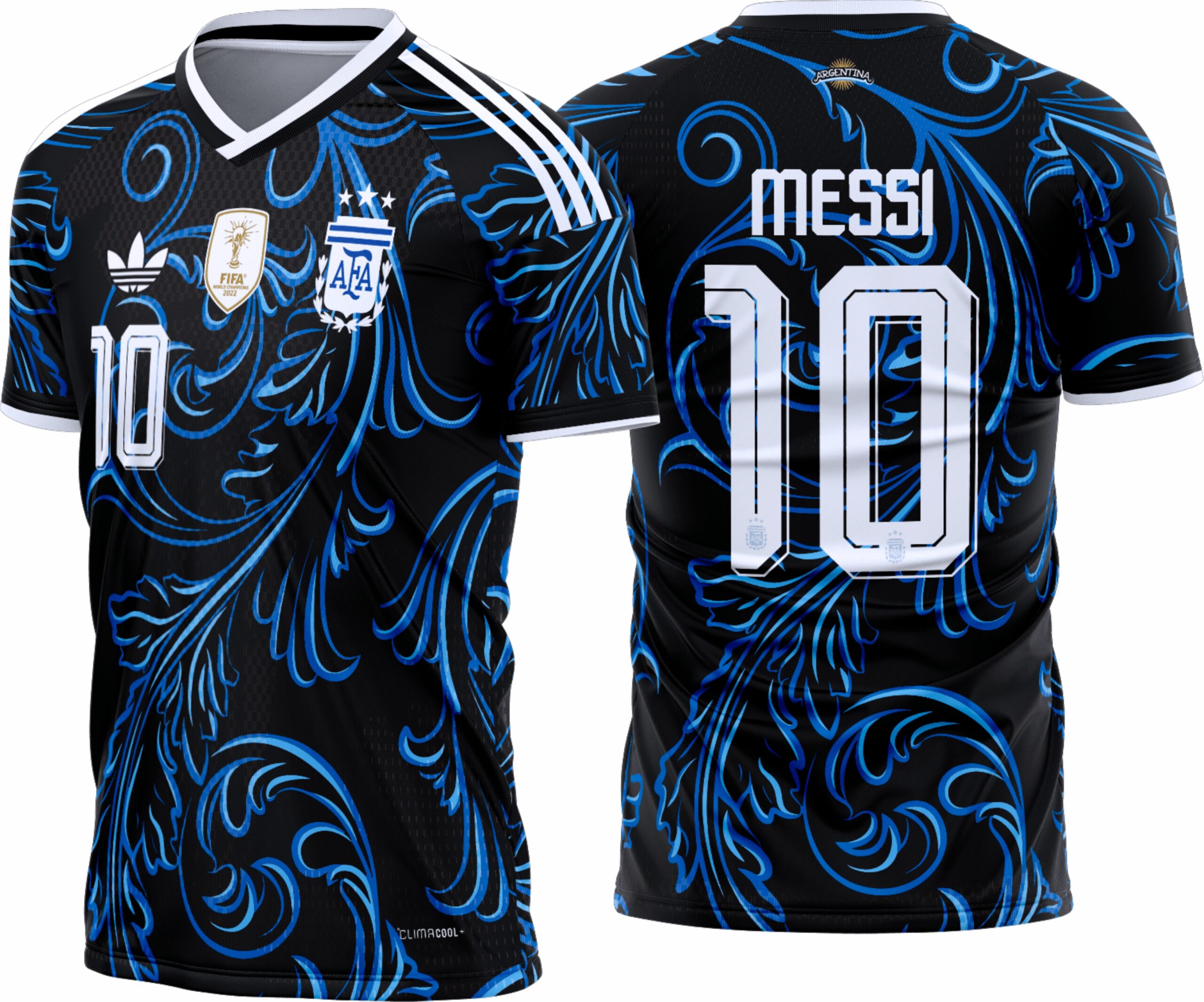 Arte vetor camisa Argentina visita 2026