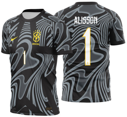 Arte Vetor Camisa Brasil Goleiro I 2026