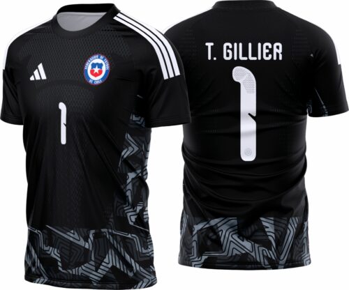 Arte Vetor Camisa Chile Goleiro I 2026