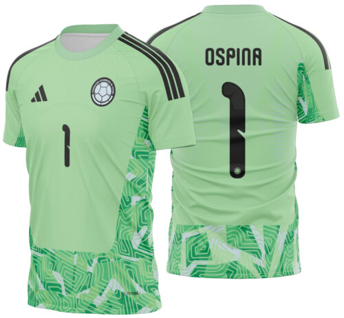 Arte Vetor Camisa Colombia Goleiro II 2026