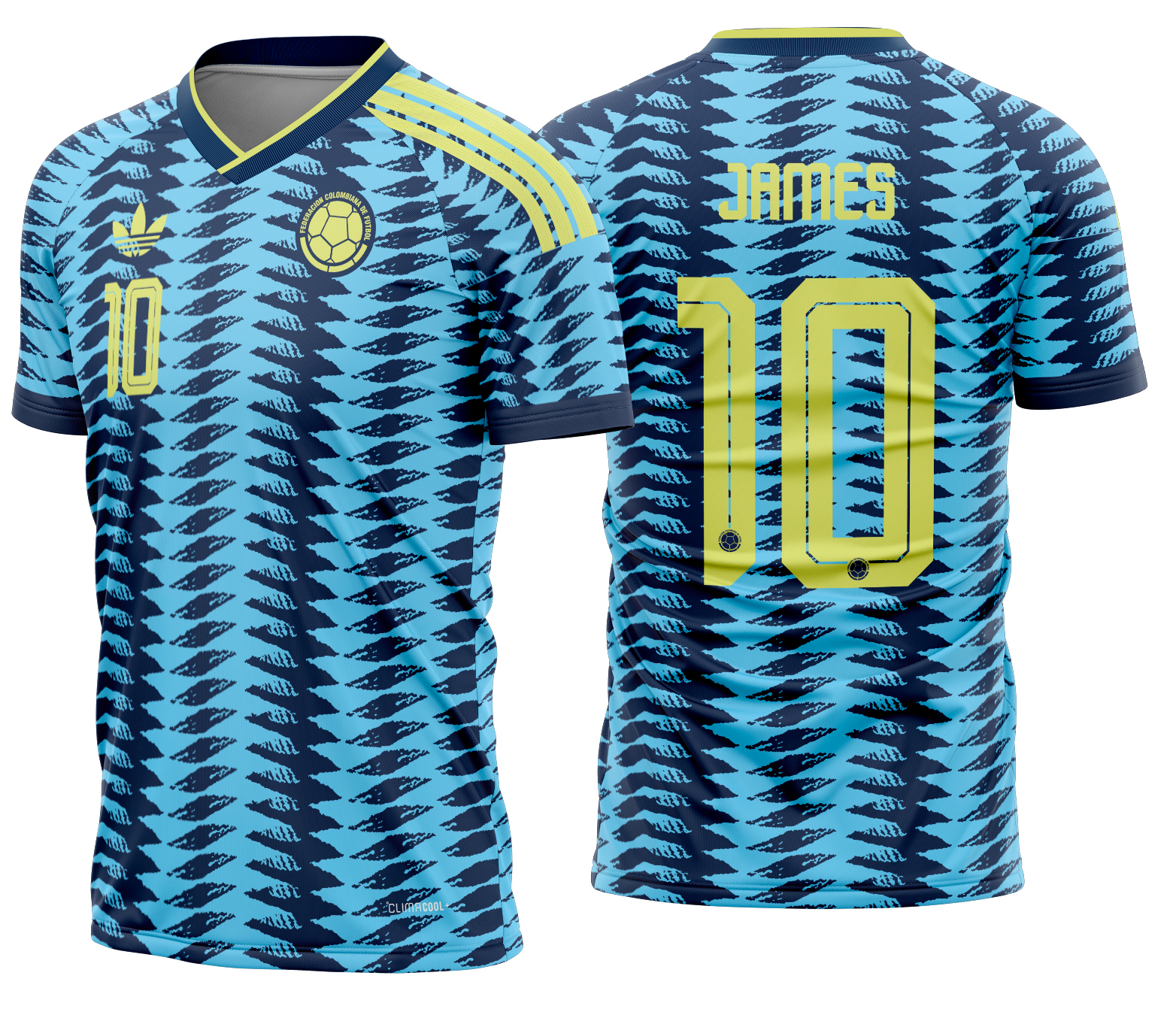 Arte Vetor Camisa Colômbia visita 2026