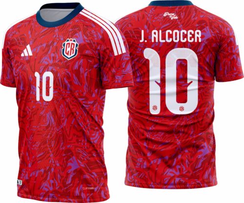 Arte vetor camisa Costa Rica Titular 2026