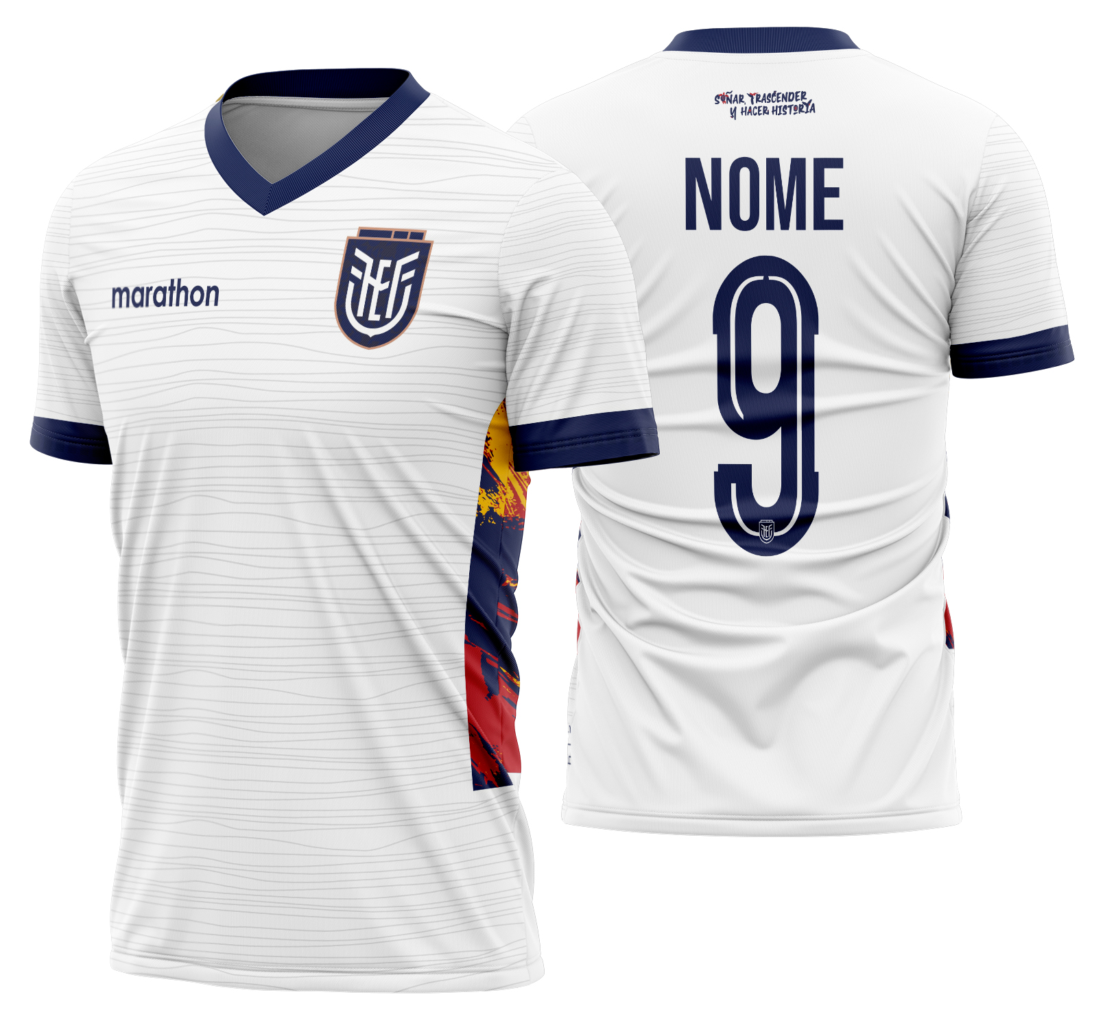 Arte Vetor Camisa Equador terceira 2026