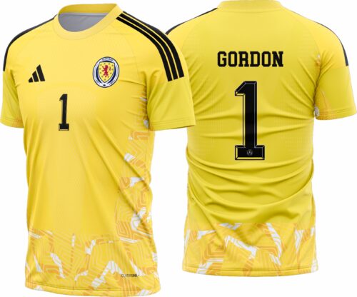 Arte Vetor Camisa Escócia Goleiro I 2026