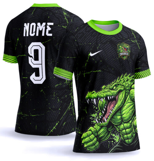 Arte Vetor Camisa Interclasse Crocodilo 0072