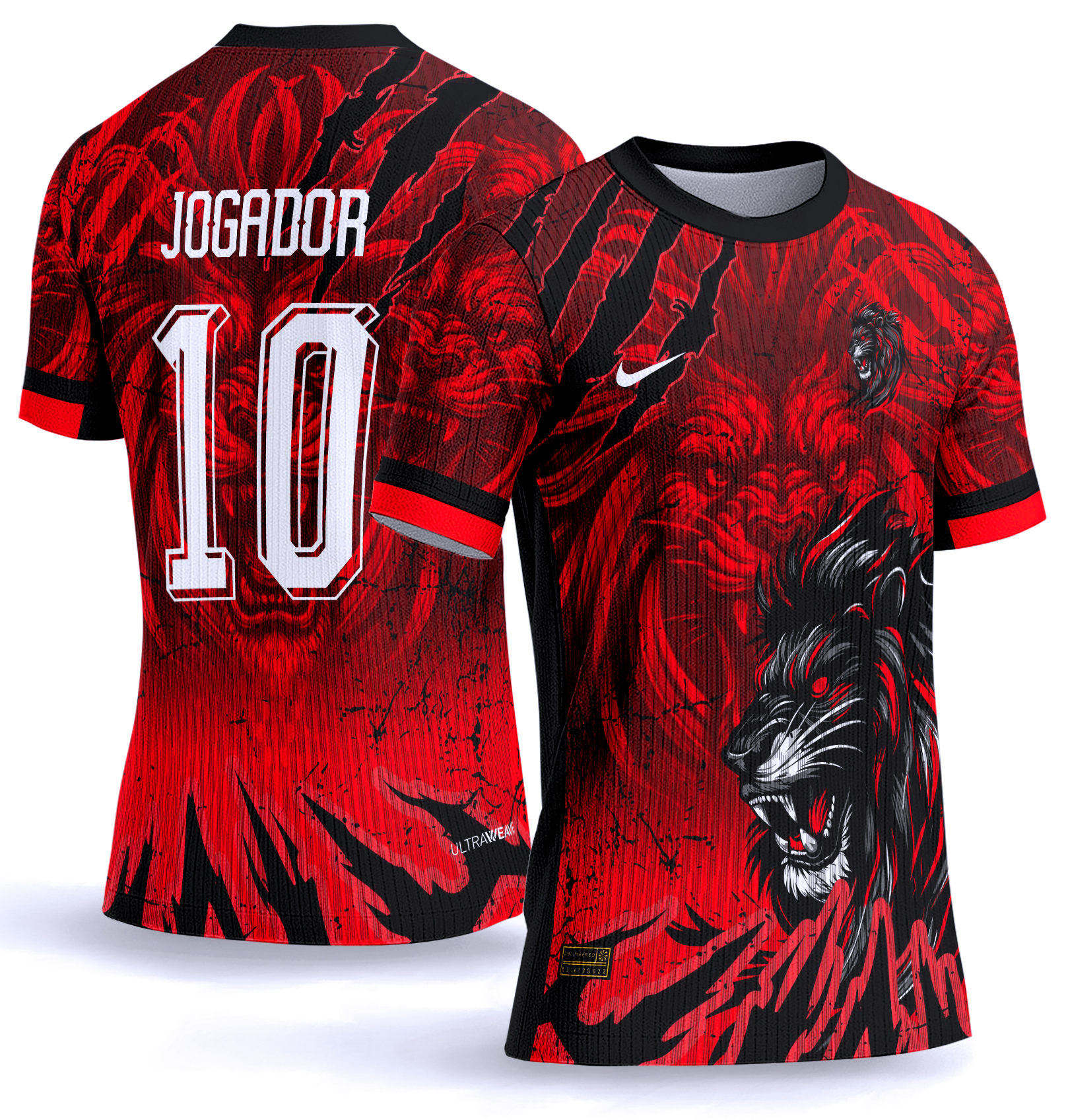 Arte vetor camisa Interclasse leão 0079