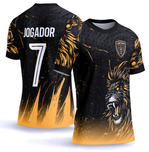 Arte vetor camisa Interclasse leão 0080