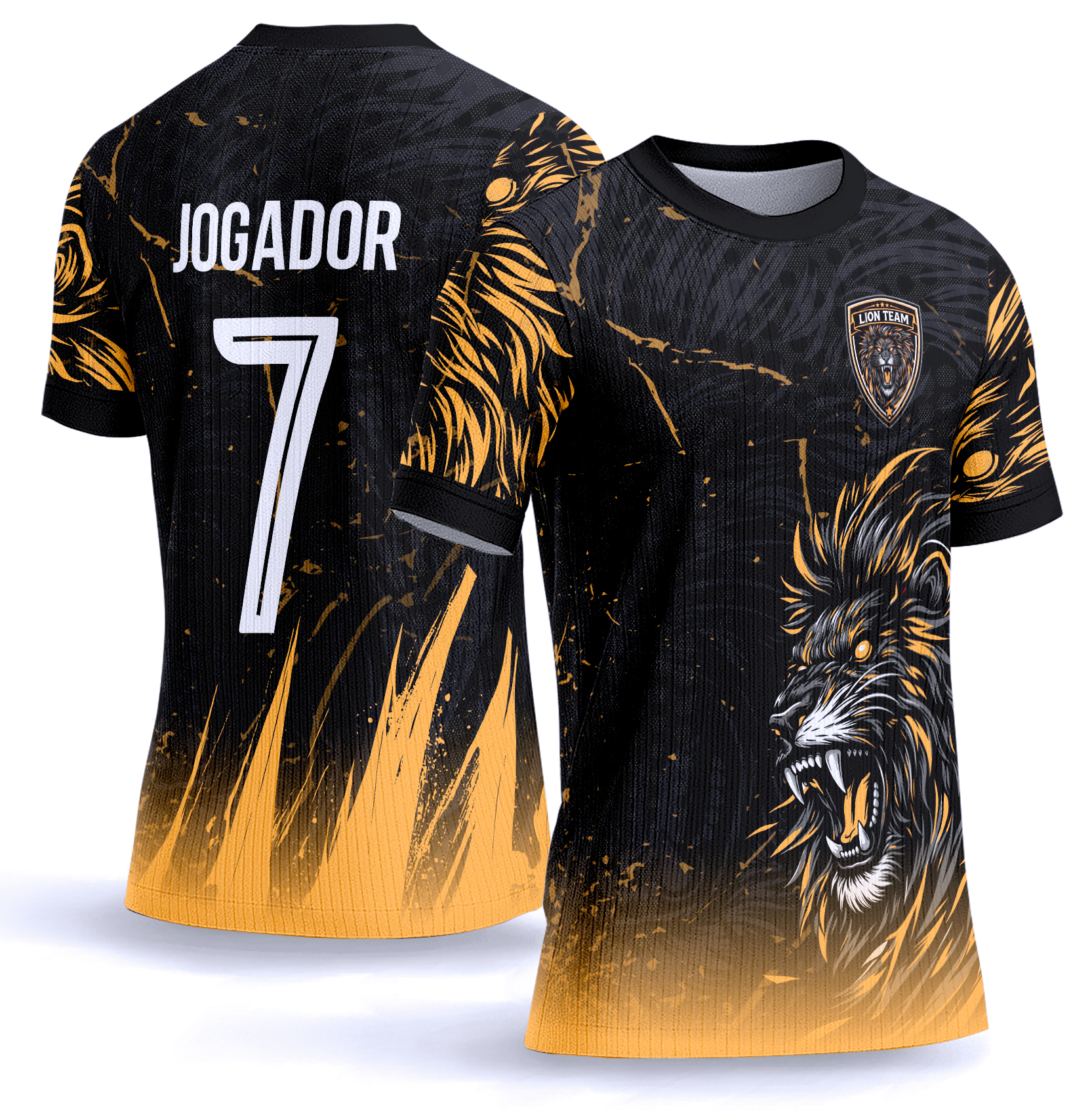 Arte vetor camisa Interclasse leão 0080