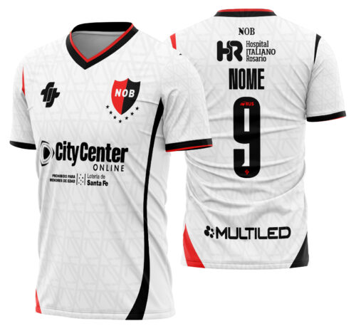 Arte Vetor Camisa Newell's Visita 2026