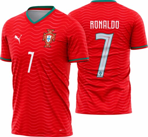 Arte Vetor Camisa Portugal Titular 2026