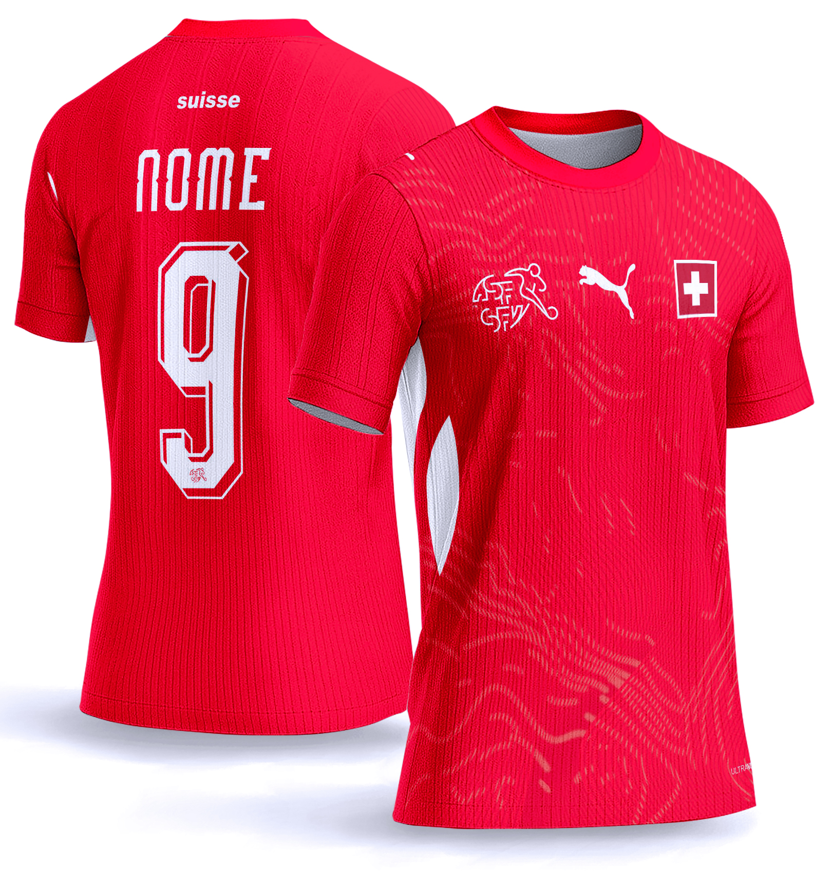 Arte Vetor Camisa Suiça Home 2026