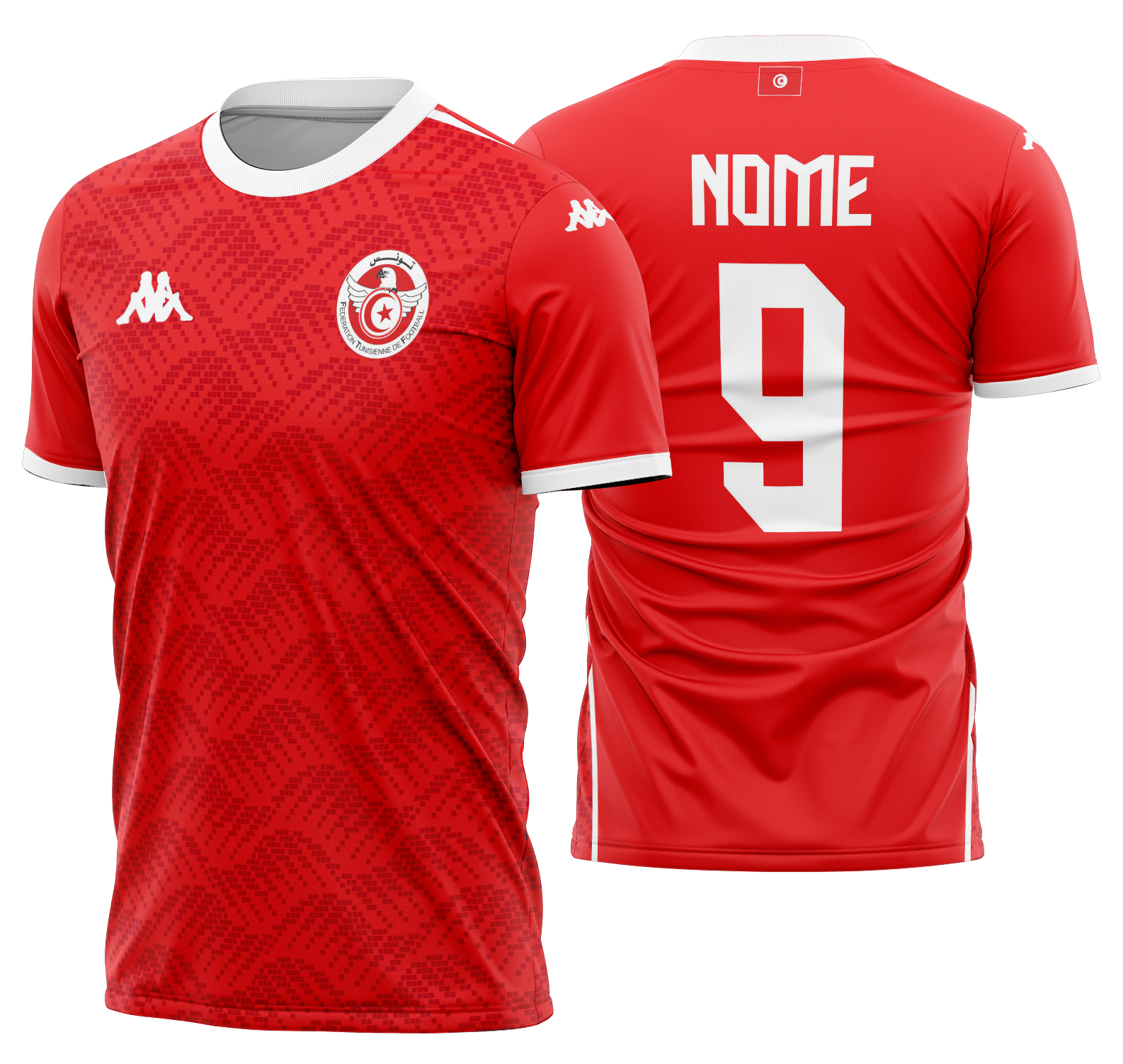 Arte vetor camisa Tunísia Local 2025