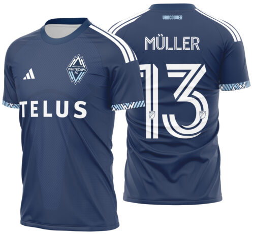 Arte vetor camisa Vancouver Whitecaps Visita 2026