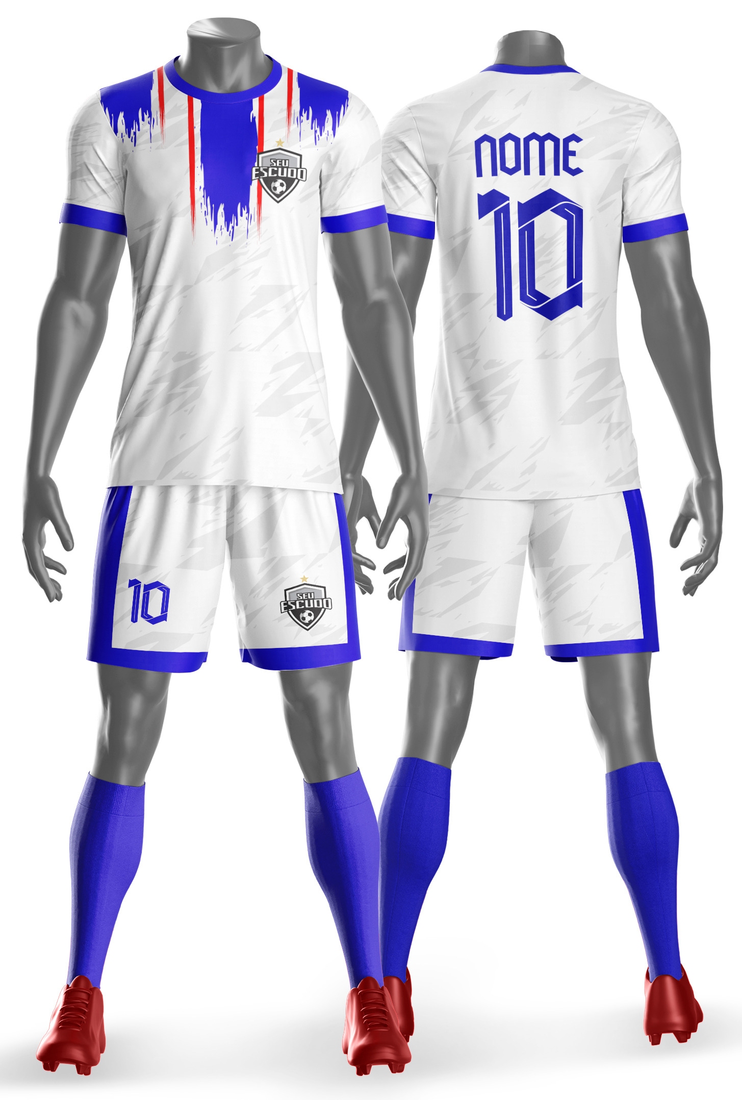 Arte Vetor camisa uiforme Esportivo 012