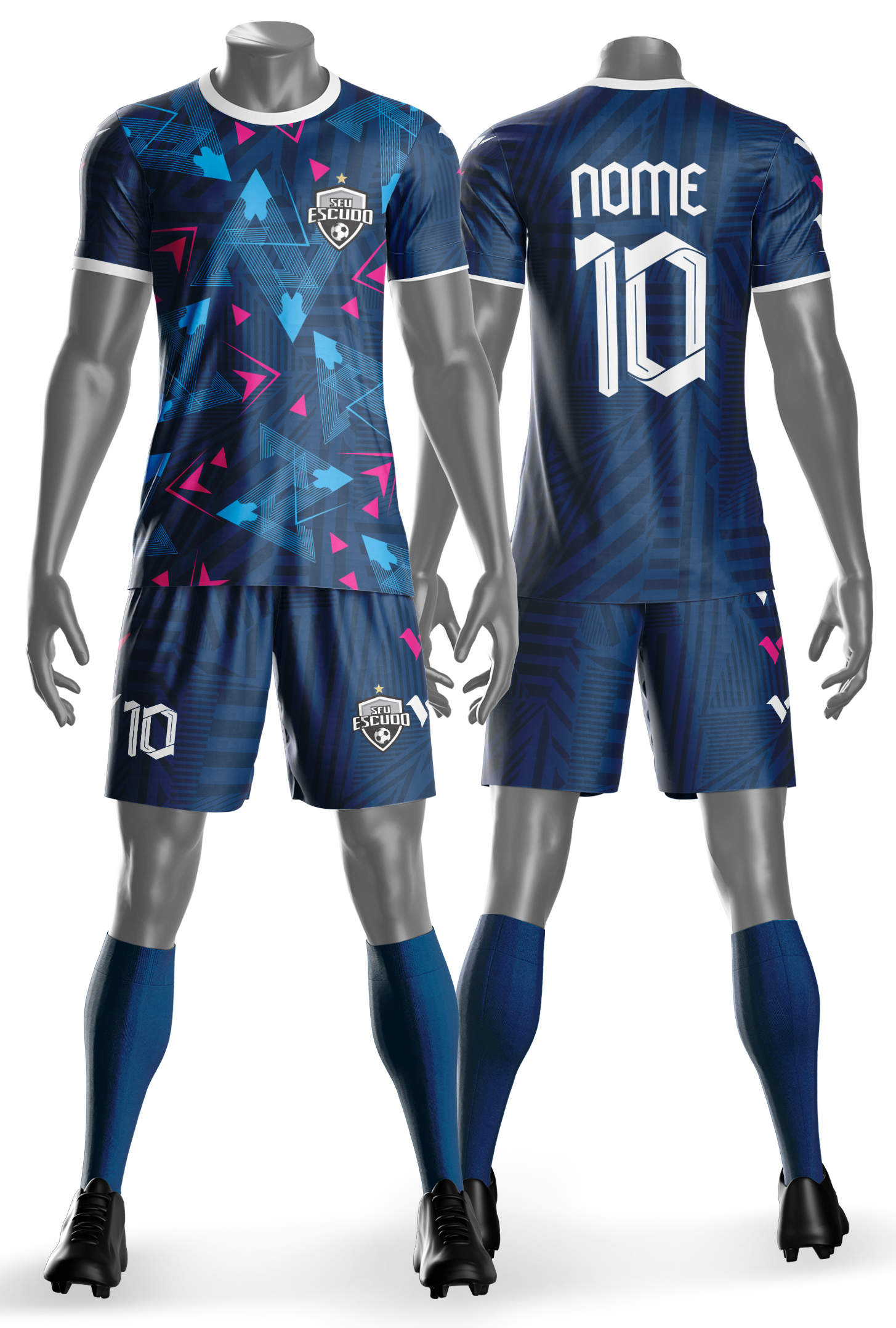 Arte Vetor camisa uiforme Esportivo 013