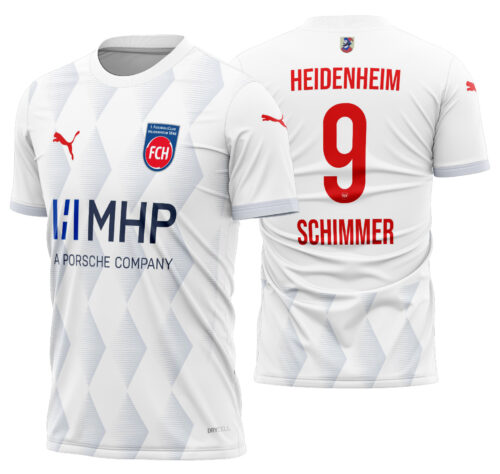 Arte Vetor Camisa FC Heidenheim Alternativa 2024-2025