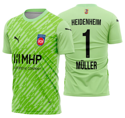 Arte Vetor Camisa FC Heidenheim Goleiro 2023-24