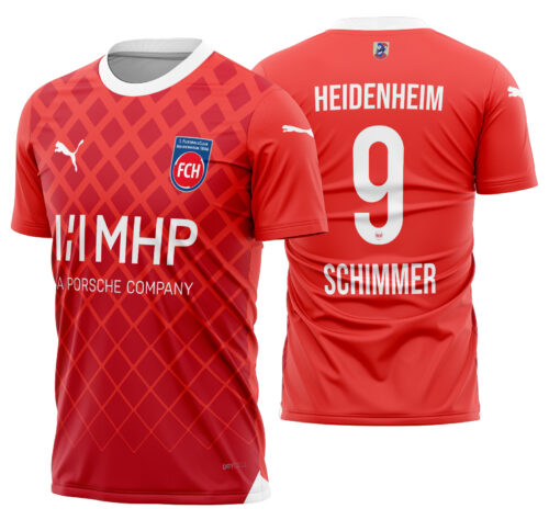 Arte Vetor Camisa FC Heidenheim Local 2023-2024