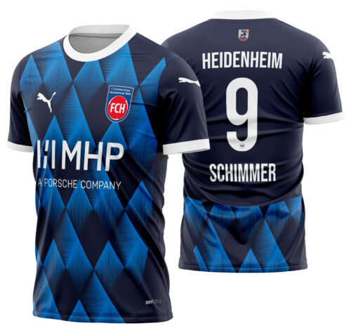 Arte Vetor Camisa FC Heidenheim Visita 2024-2025