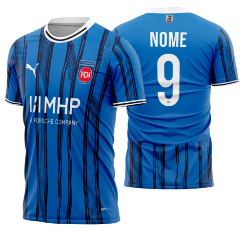 Arte vetor camisa FC Heidenheim Visita 2025-2026