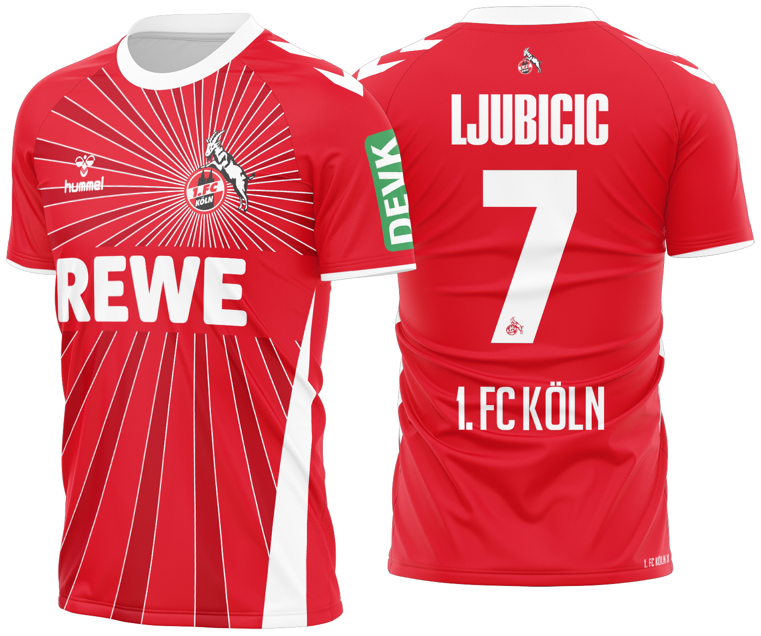 Arte Vetor Camisa 1. FC Köln Visita 2024-2025