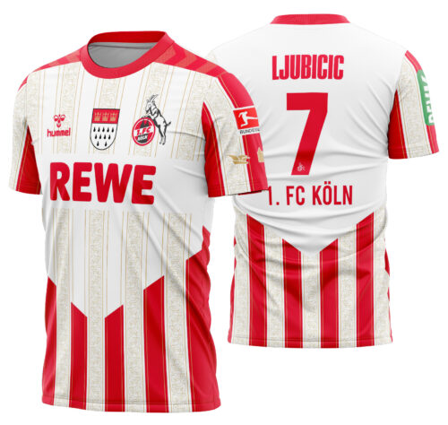 Arte Vetor Camisa 1.FC Köln Carnaval 2023-24