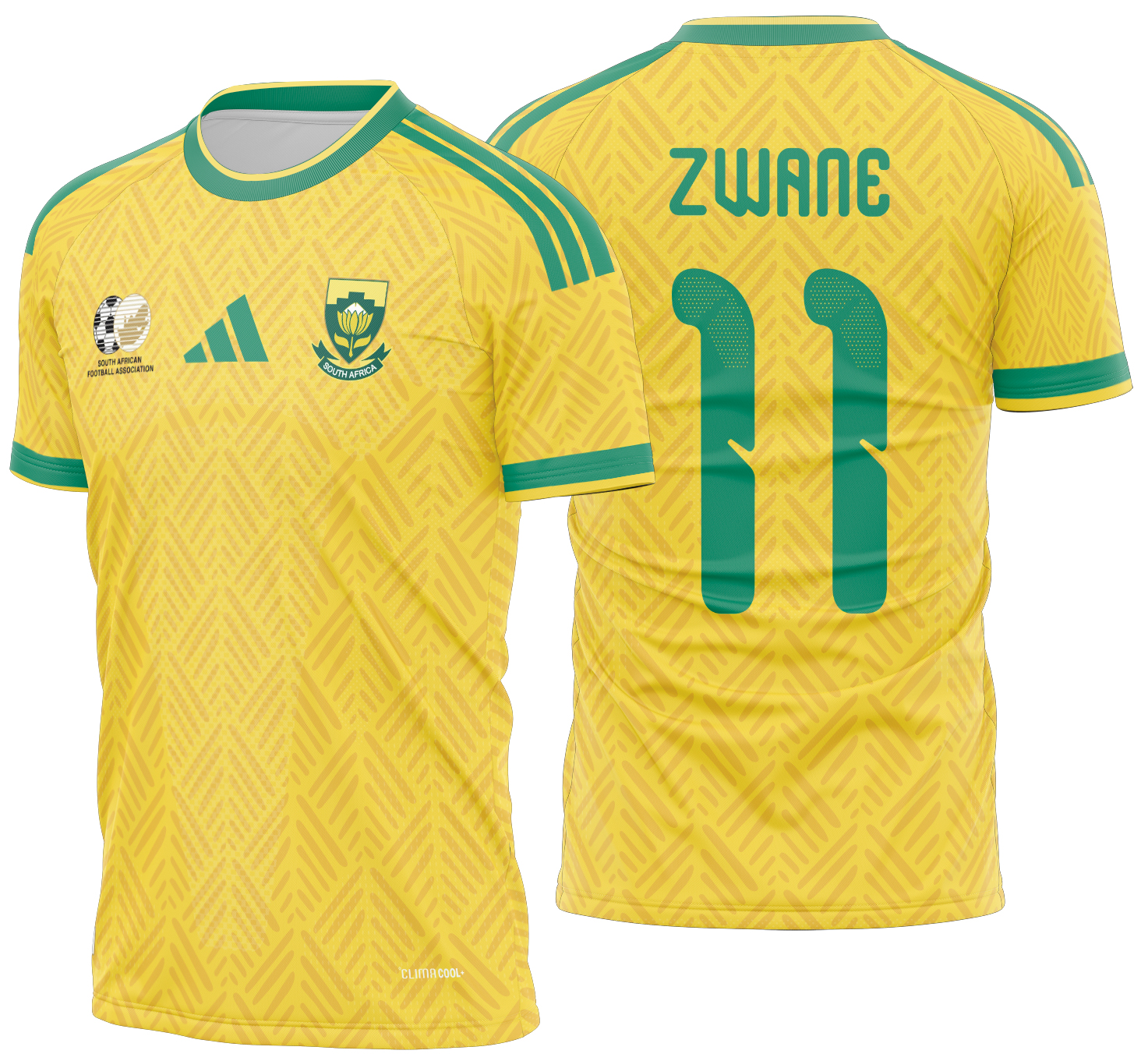 Arte Vetor Camisa África do sul local 2026