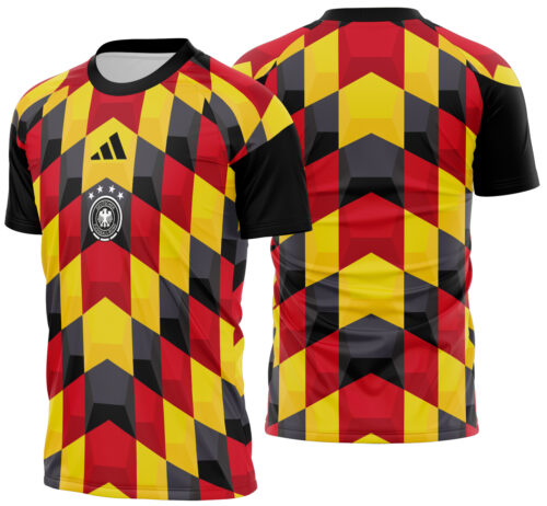 Arte Vetor Camisa Alemanha Pré-jogo 2026