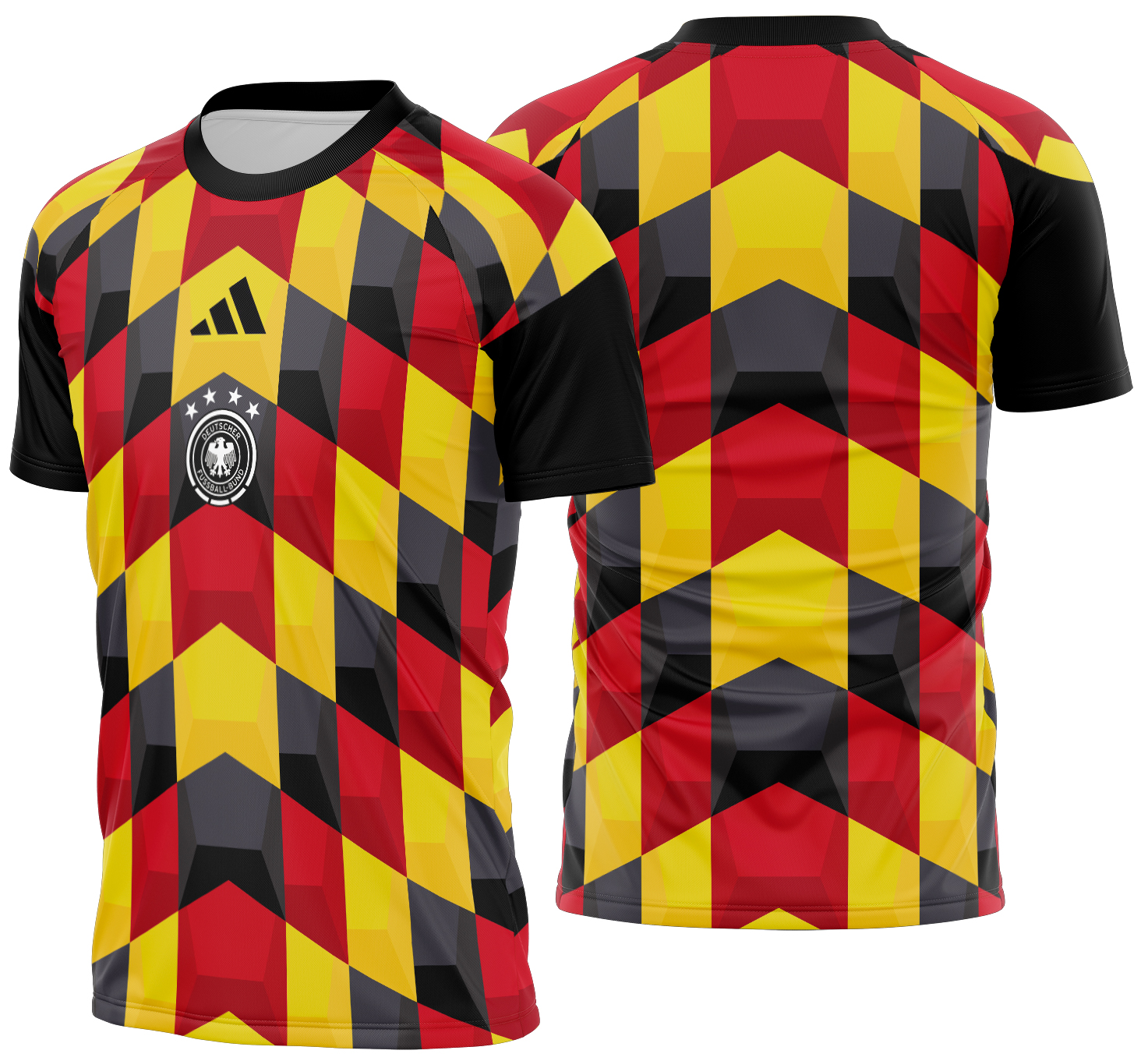 Arte Vetor Camisa Alemanha Pré-jogo 2026