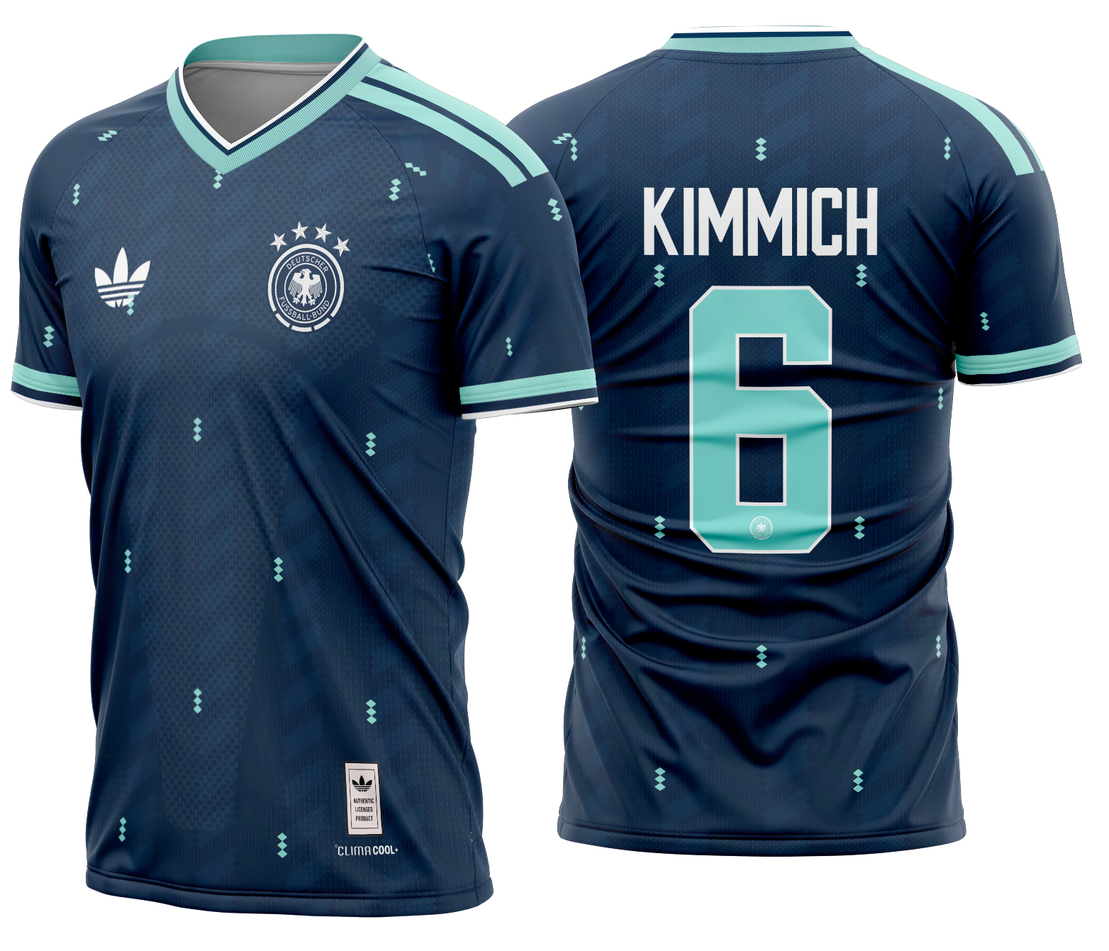 Arte vetor camisa Alemanha visita 2026