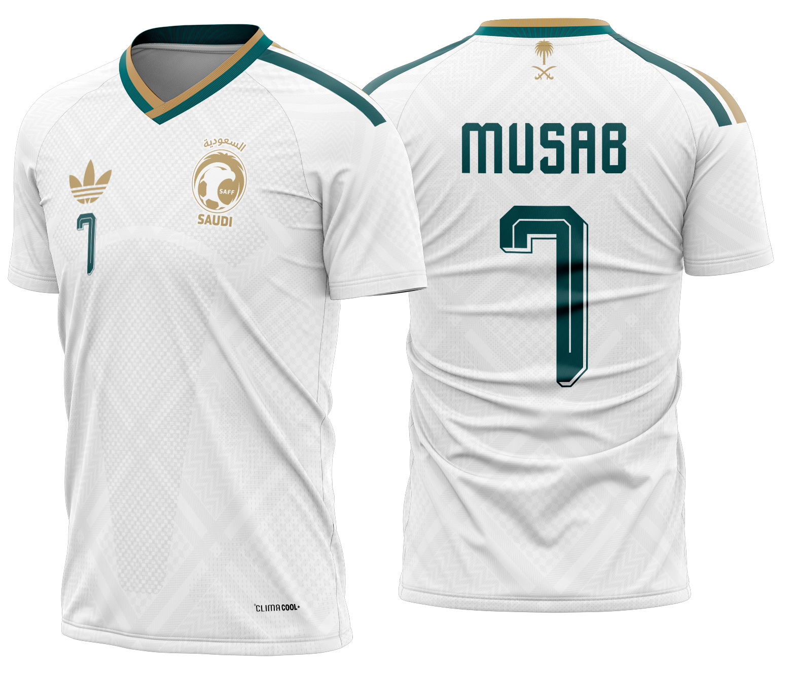 Arte Vetor Camisa Arábia Saudita visita 2026