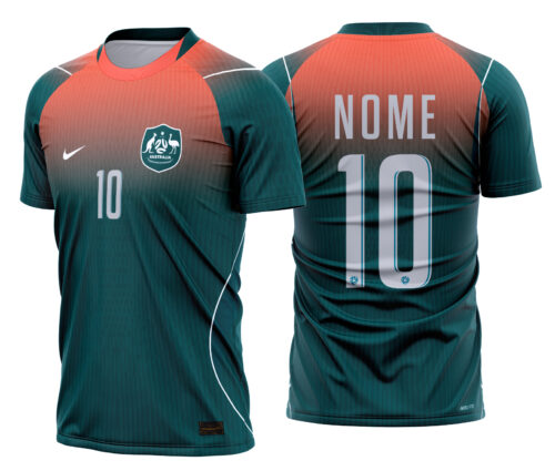 Arte Vetor Camisa Austrália visita 2026