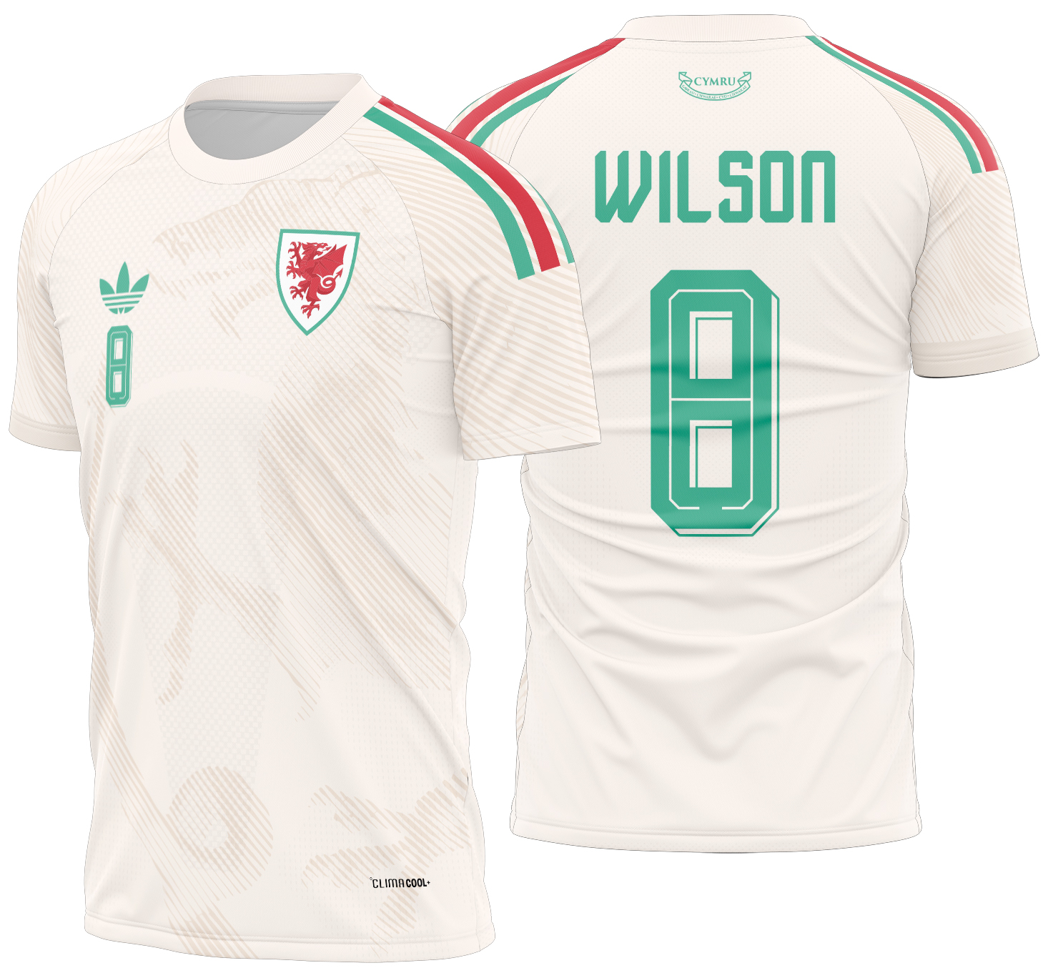 Arte Vetor Camisa Gales visita 2026