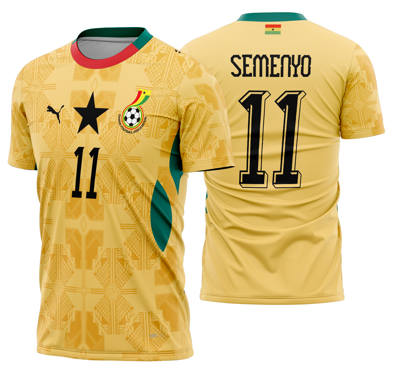 Arte Vetor Camisa Ghana visita 2026