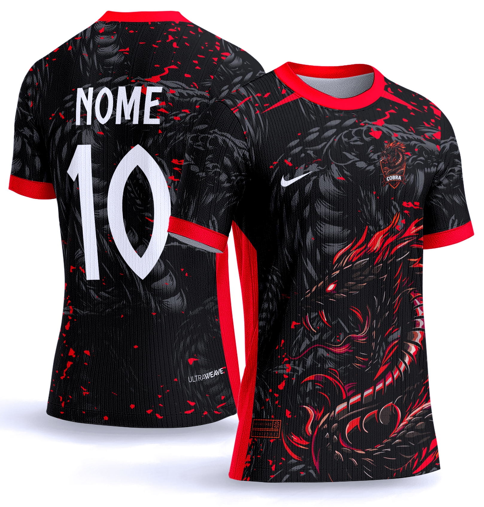 Arte Vetor Camisa Interclasse cobra 0081