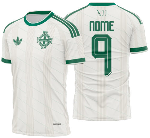 Arte Vetor Camisa Irlanda Norte visita 2026