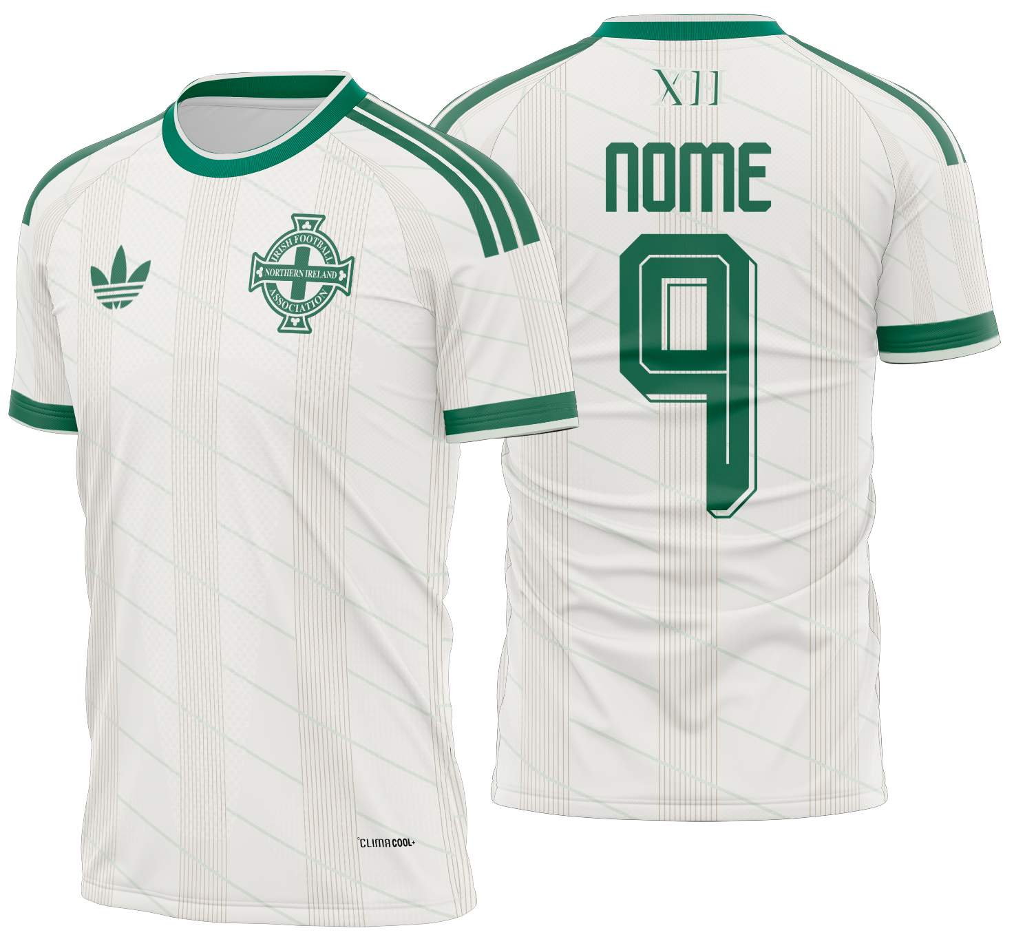 Arte Vetor Camisa Irlanda Norte visita 2026