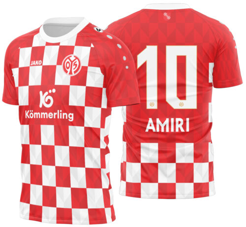 Arte vetor camisa Mainz Local 2023-2024