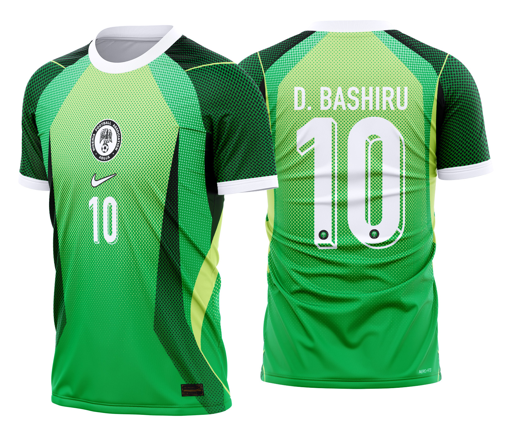 Arte Vetor Camisa Nigéria Titular 2026-28