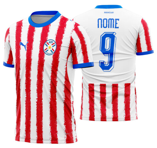 Arte Vetor Camisa Paraguai Local 2026