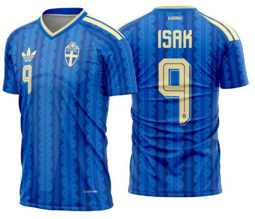 Arte Vetor Camisa Suécia visita 2026