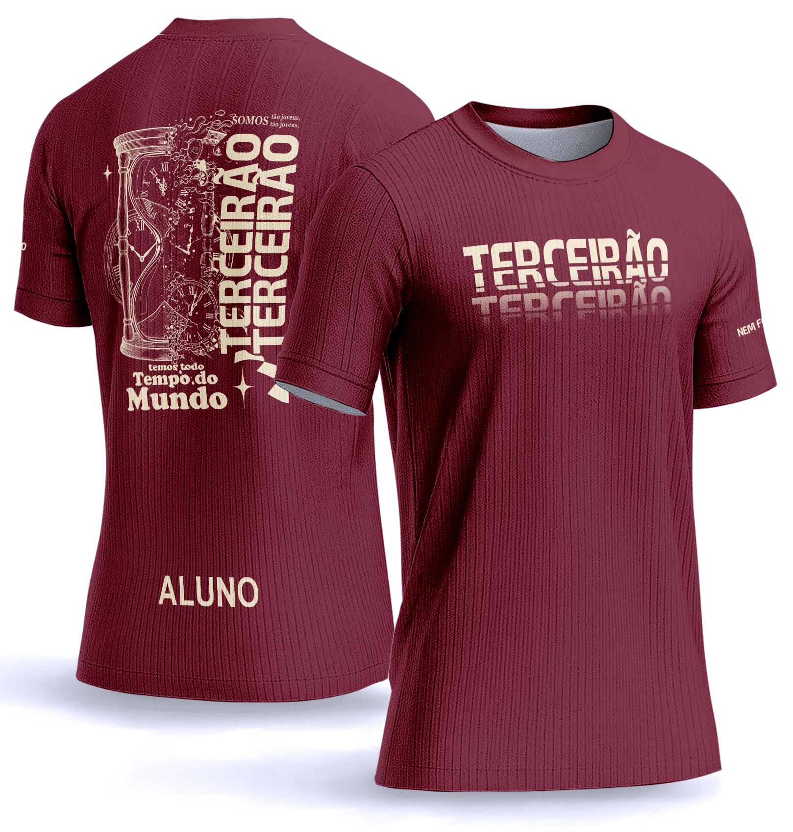 Arte vetor camisa Terceirão Tempo perdido 0030