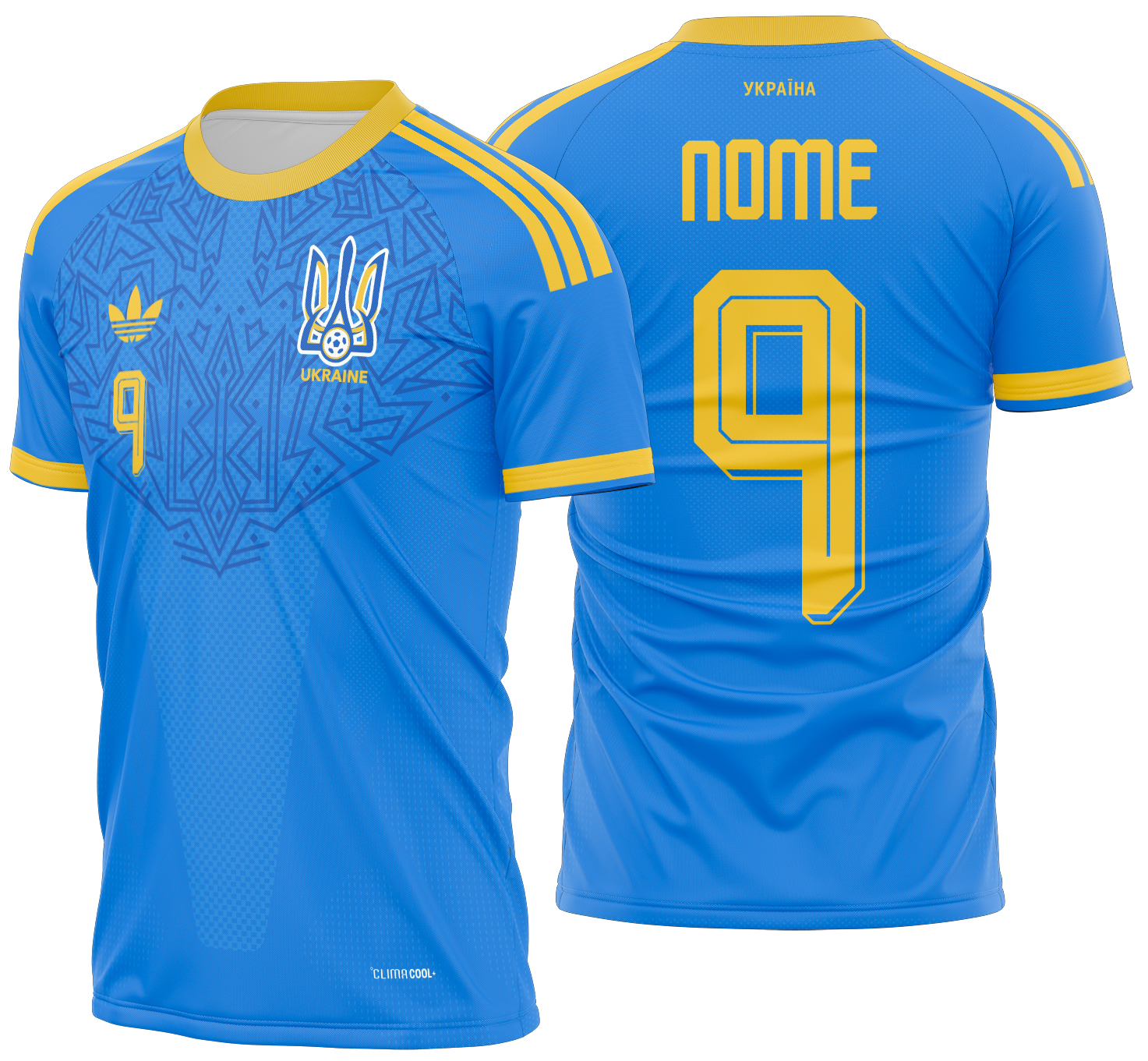 Arte Vetor Camisa Ucrânia visita 2026